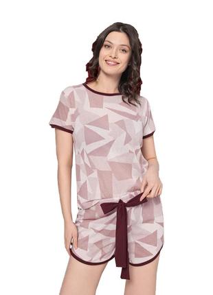 Пижама шорты и футболка  p1412 m