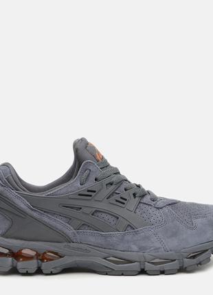 Asics gel kayano trainer 21 navy suede grey red  edas-012