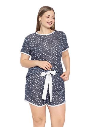 Піжама шорти і футболка p1454 xl