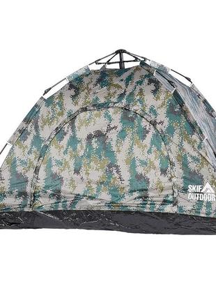 Палатка skif outdoor adventure auto i, 200x200 cm (3-х місцева), к:camo1 фото