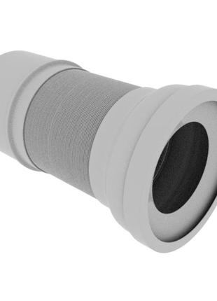 Гофротруба унітазна zerix ga-01-b армована для пластикової каналізації діаметром 110 мм [zx4968]