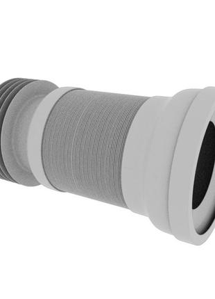 Гофротруба унітазна zerix ga-01-a (армована) для чавунної каналізації діаметром 110 мм (zx4969)