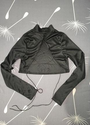 Укорочений лонгслів asperamo розмір xs-s