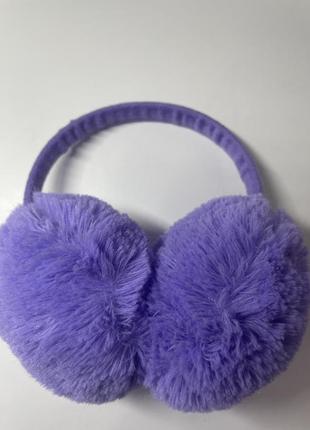 Теплые наушники пушистые наушники мелкая для девочки