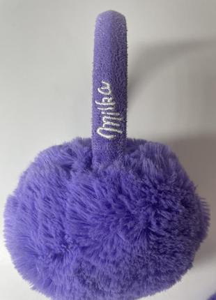 Теплые наушники пушистые наушники мелкая для девочки