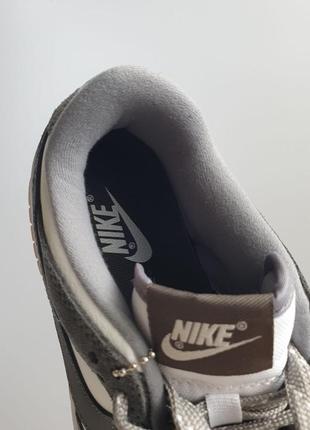 Кросівки nike sb dunk low smoke grey  •grey white•5 фото