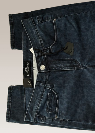 Леопардовые джинсы skinny темно синие cimarron/тунис р.25 новые6 фото