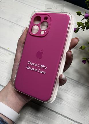 Чохол на iphone 13 pro про квадратні борти чохол на айфон silicone case full camera на apple1 фото