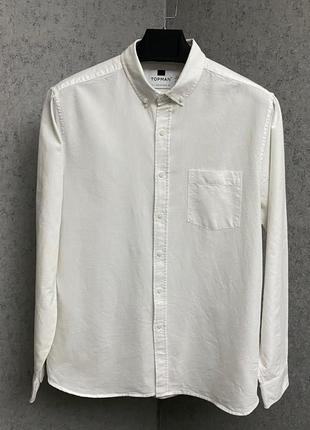 Белая рубашка от бренда topman2 фото