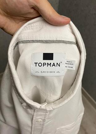 Белая рубашка от бренда topman5 фото