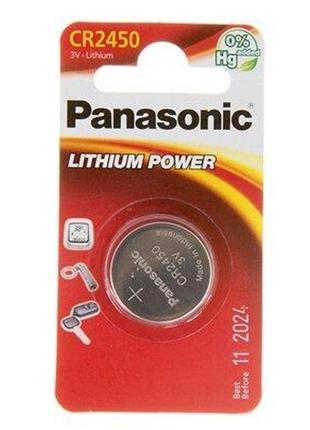 Батарейка panasonic cr 2450 bli 1 lithium