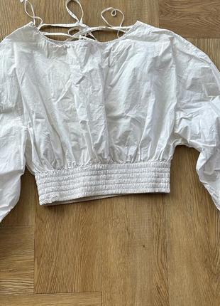 Укороченая рубашка zara 3