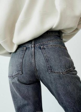Zara straight fit джинси 36, zara джинси straight fit 366 фото