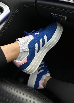 Кросівки adidas gazelle bold blue/pink6 фото