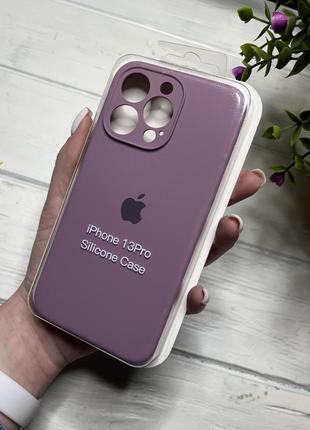 Чохол на iphone 13 pro про квадратні борти чохол на айфон silicone case full camera на apple