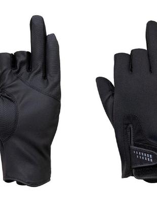 Перчатки shimano pearl fit gloves 3 s black