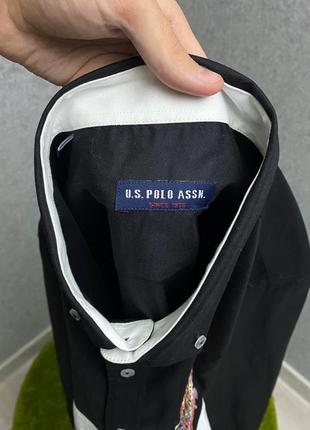 Черная рубашка от бренда u.s. polo assn5 фото