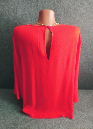Яркая невесомая свободная блуза из вискозы 48-50 размера2 фото