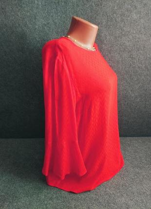 Яркая невесомая свободная блуза из вискозы 48-50 размера3 фото