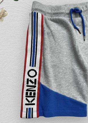 Оригинальные шорты с лампасами kenzo на мальчика5 фото