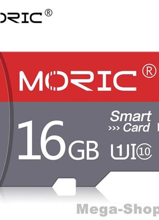 Карта пам'яті, флешка microsd 16gb class 10+ sd adapter мікро сд 16 гігабайт для телефону, смартфона, планшета ec16