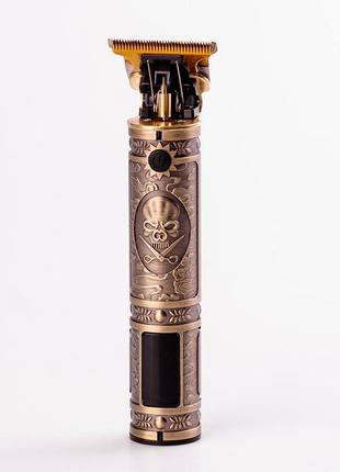 Тример для стрижки професійний sokany sk-228 акумуляторний з led-дисплеєм
