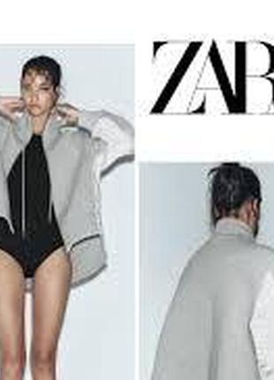 Зіп кофта куртка на блискавці зепка zara розмір l оригінал new collection