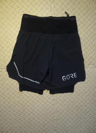 Чоловічі шорти 2в1 gore wear ultimate l x5a85 фото