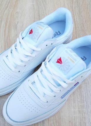 Чоловічі кросівки | reebok classic club | білі | шкіра, :447 фото