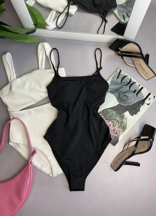 Купальник h&m, черный, размер xs