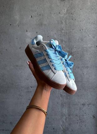 Жіночі кросівки adidas campus 00s “putty grey preloved blue”