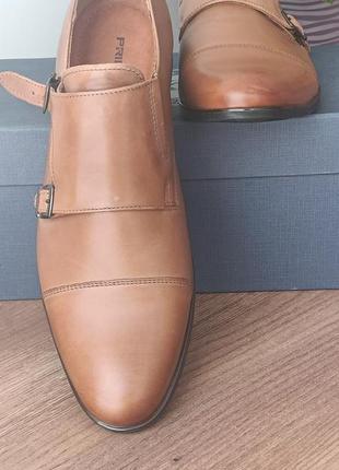Продам коричневые туфли монки primamoda