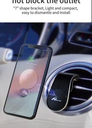 Автомобильный магнитный держатель для телефона, смартфона в машину jrt43f2 фото