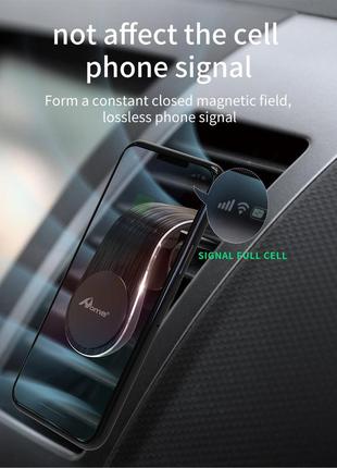 Автомобильный магнитный держатель для телефона, смартфона в машину jrt43f6 фото
