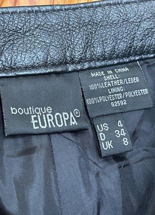 Неймовірно стильні шкіряні  штани boutique europa s 344 фото