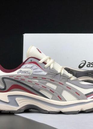 Чоловічі кросівки asics gel-preleus beige grey асікс бежевого з сірим кольорів