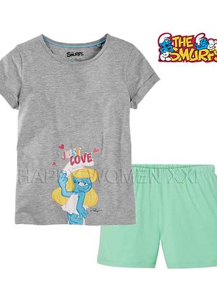 2-4 года летняя пижама для девочки домашний костюм футболка шорты трикотажные для дома пляжа отдыха