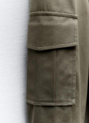 Габардинова сукня-сорочка zara, розмір xs-s**7 фото