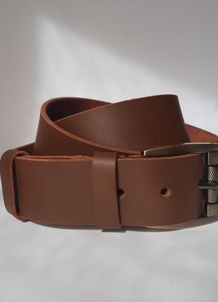 Мужской кожаный ремень ручной работы