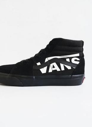 Кроссовки черные кожаные vans размер 38