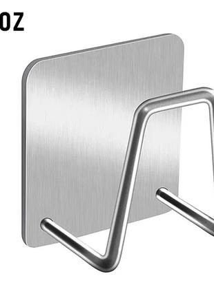 Тримач металевий для кухонна губки та дрібниць yuioz неражає сталь самоклейний тримач для губок