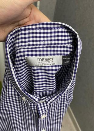 Клетчатая рубашка от бренда topman5 фото