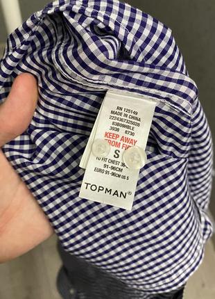 Клетчатая рубашка от бренда topman6 фото