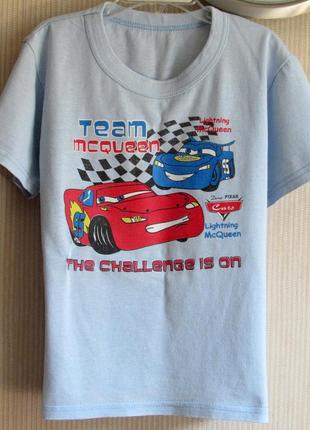 Замечательная футболка, тачки, от 7 до 9 лет
