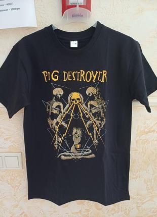 Pig destroyer футболка. метал мерч