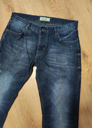 Джинсы мужские синие прямые slim fit next jeans man, размер m - l2 фото