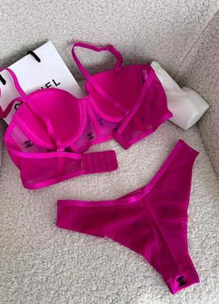 Яркий качественный эффектный комплект нижнего белья2 фото