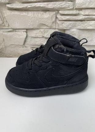 Кроссовки детские nike court borough mid 2 cw5869 001