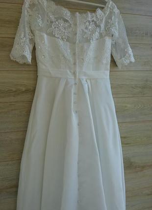Свадебное платье со шлейфом разм l5 фото