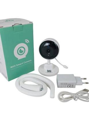 Умная видеоняня с датчиком движения с двухсторонней связью wifi  smart camera (круглая)